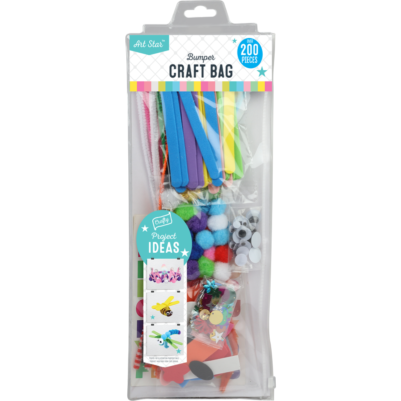 Gray Art Star Kids Pastel Bumper Craft Bag Craft Basics