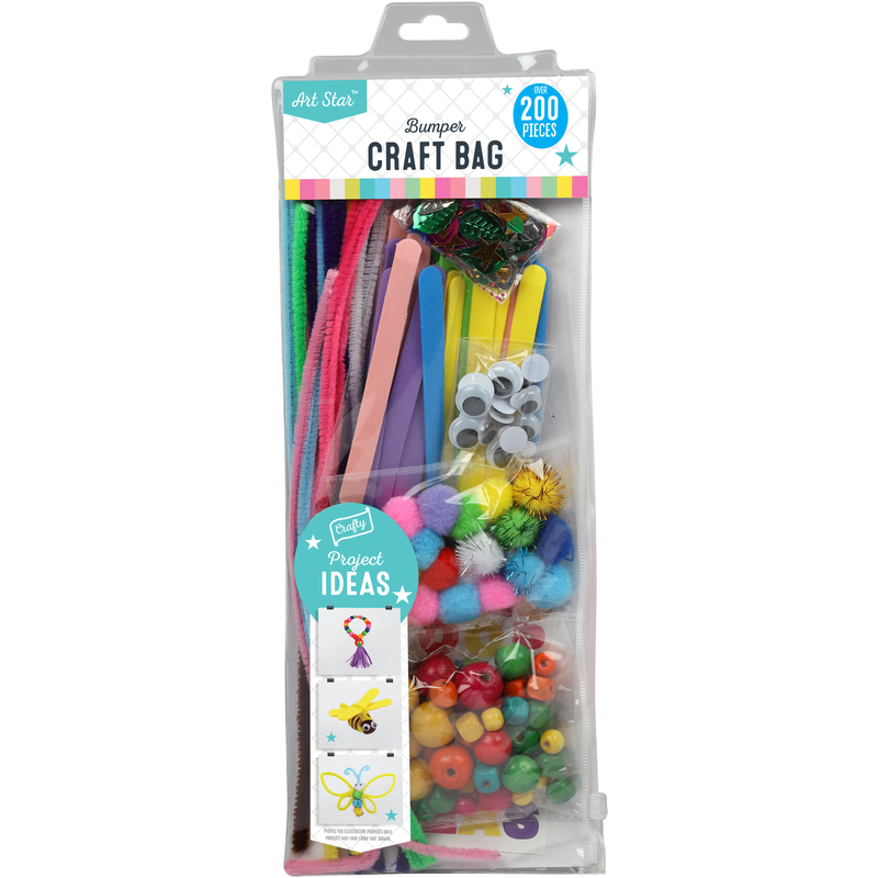 Gray Art Star Kids  Bumper Craft Bag Craft Basics
