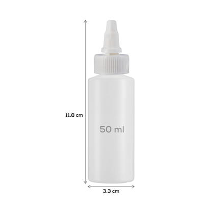 Light Gray The Art Studio Easy Squeeze Bottles 10x50ml Painting Accessories