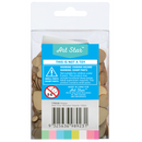 Light Sea Green Art Star Assorted Size Wooden 120 Pack Hearts Kids Craft Basics