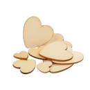Wheat Art Star Assorted Size Wooden 120 Pack Hearts Kids Craft Basics
