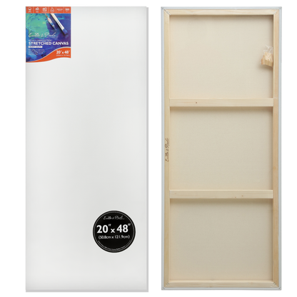 Light Gray 20 x 48 inches Eraldo di Paolo Gallery Wrapped Stretched Canvas Gallery Wrapped Stretched Canvas