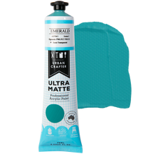 Light Sea Green Urban Crafter Ultra Matte Acrylic Paint Semi-Transparent S1 ASTM1 Emerald 75ml Acrylic Paints