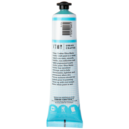 Light Gray Urban Crafter Ultra Matte Acrylic Paint Semi-Transparent S1 ASTM1 Emerald 75ml Acrylic Paints
