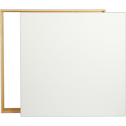 Beige 24 x 24 inches Eraldo di Paolo Stretched Canvas with Wood Frame Gallery Wrapped Stretched Canvas With Wooden Frame