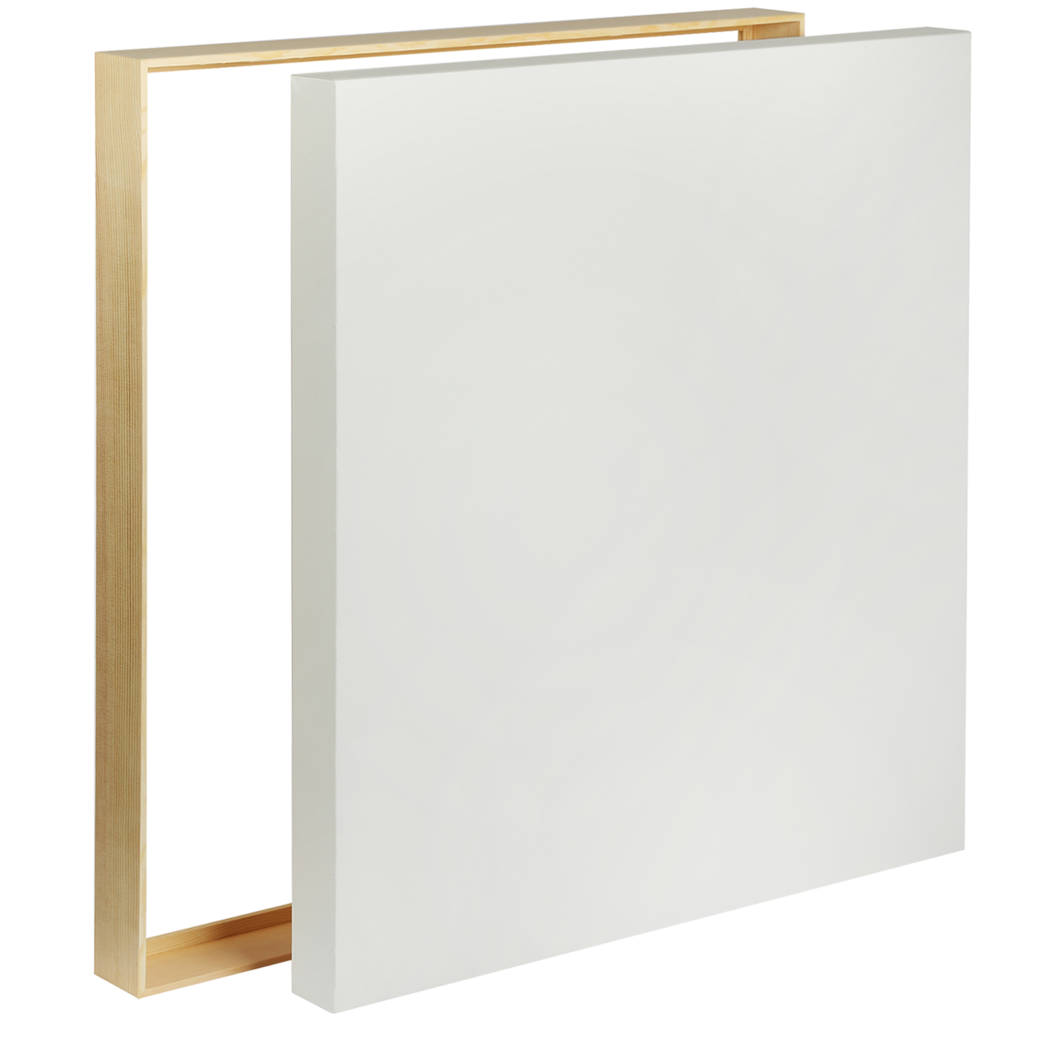 Light Gray 30 x 30 inches Eraldo di Paolo Stretched Canvas with Wood Frame Gallery Wrapped Stretched Canvas With Wooden Frame