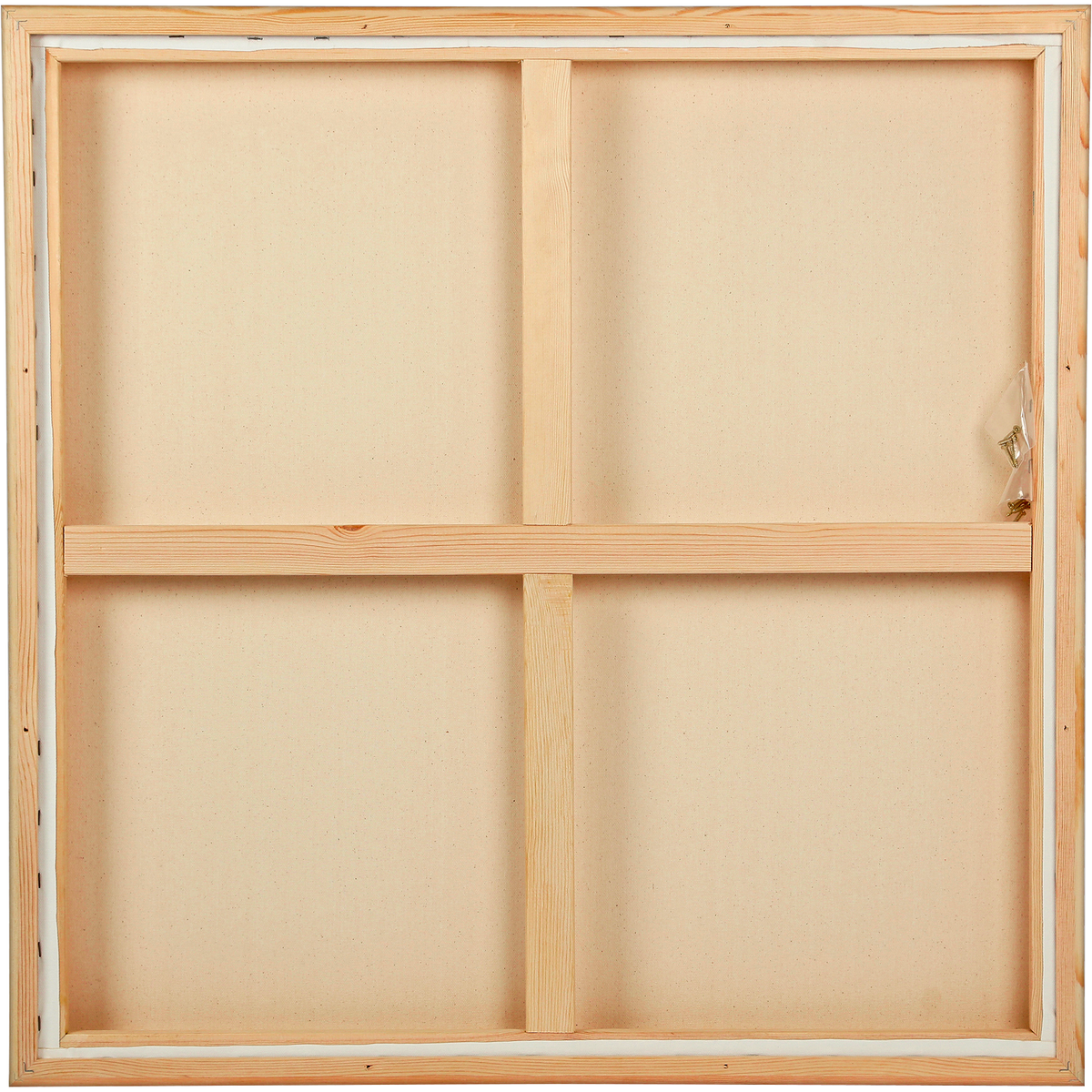 Tan 30 x 30 inches Eraldo di Paolo Stretched Canvas with Wood Frame Gallery Wrapped Stretched Canvas With Wooden Frame