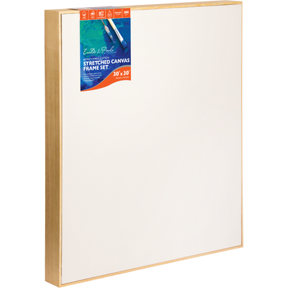 Beige 30 x 30 inches Eraldo di Paolo Stretched Canvas with Wood Frame Gallery Wrapped Stretched Canvas With Wooden Frame