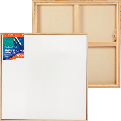 Antique White 30 x 30 inches Eraldo di Paolo Stretched Canvas with Wood Frame Gallery Wrapped Stretched Canvas With Wooden Frame