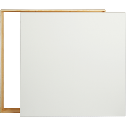 Beige 40 x 40 inches Eraldo di Paolo Stretched Canvas with Wood Frame Gallery Wrapped Stretched Canvas With Wooden Frame