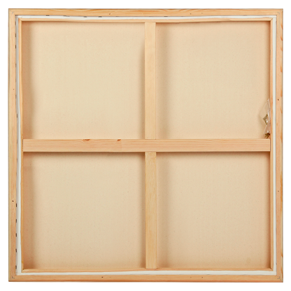 Tan 40 x 40 inches Eraldo di Paolo Stretched Canvas with Wood Frame Gallery Wrapped Stretched Canvas With Wooden Frame