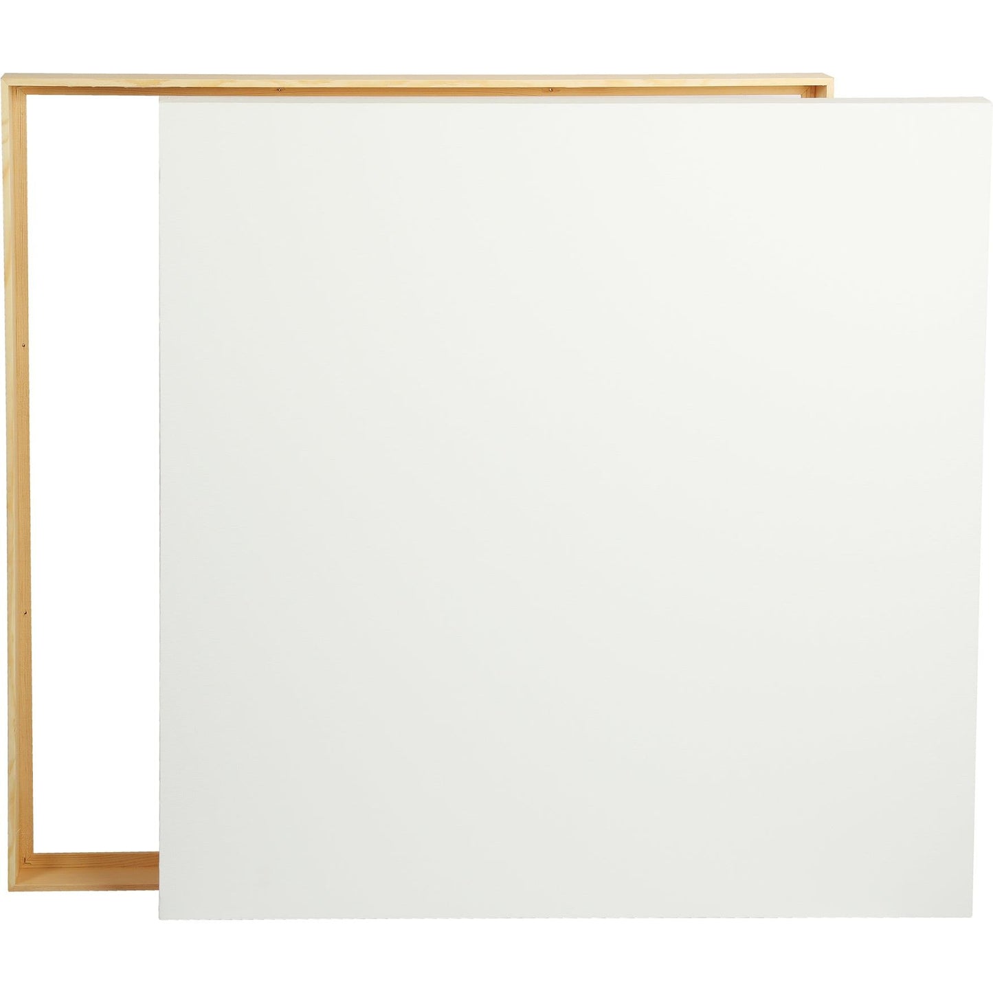 Beige 36 x 36 inches Eraldo di Paolo Stretched Canvas with Wood Frame Gallery Wrapped Stretched Canvas With Wooden Frame
