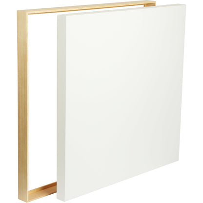 White Smoke 36 x 36 inches Eraldo di Paolo Stretched Canvas with Wood Frame Gallery Wrapped Stretched Canvas With Wooden Frame