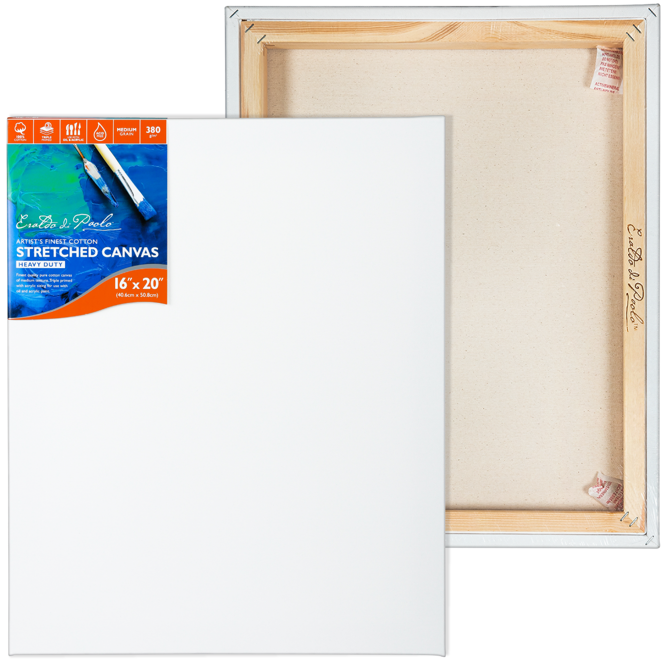 Beige Eraldo di Paolo 16 x 20 in Gallery Wrapped Stretched Canvas Gallery Wrapped Stretched Canvas