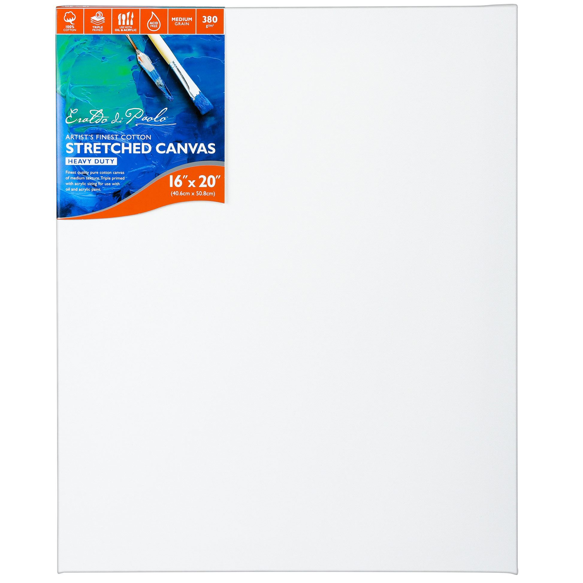 White Smoke Eraldo di Paolo 16 x 20 in Gallery Wrapped Stretched Canvas Gallery Wrapped Stretched Canvas