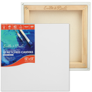 Light Gray Eraldo di Paolo 12 x 12in Gallery Wrapped Stretched Canvas Gallery Wrapped Stretched Canvas