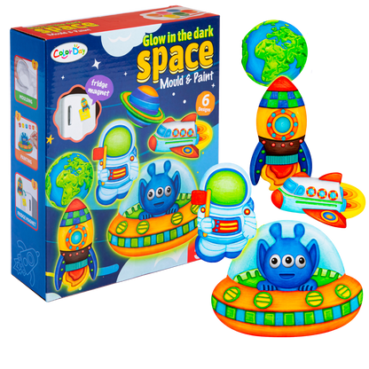 Sandy Brown Mould & Paint - Space Kids Activities