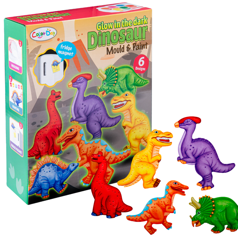 Rosy Brown Mould & Paint - Dinosaurs Kids Activities