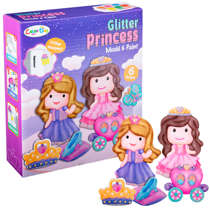 Dark Gray Mould & Paint - Glitter Princess Kids Activities