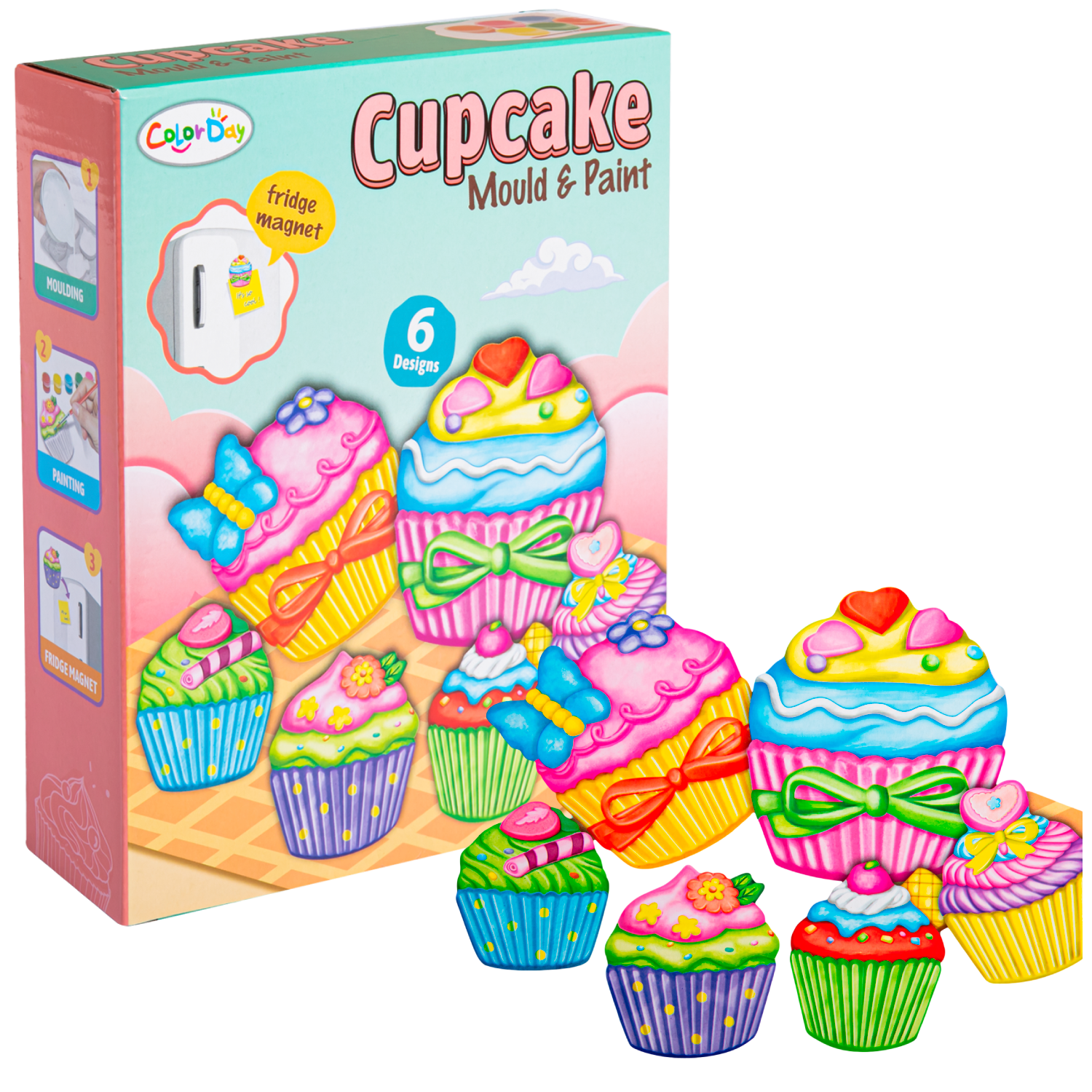 Thistle Mould & Paint - Cupcakes Kids Activities
