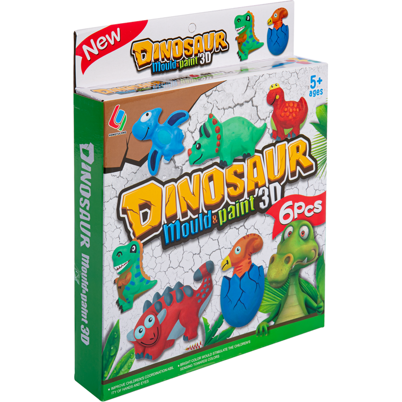 Sea Green Mould & Paint 3D - Dinosaur Kids Activities