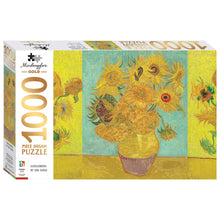 Goldenrod Artist Series 1000 Piece Jigsaw Puzzle - Sunflowers by Van Gogh Puzzles