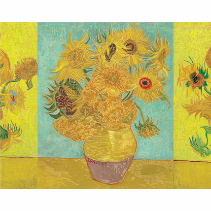 Goldenrod Artist Series 1000 Piece Jigsaw Puzzle - Sunflowers by Van Gogh Puzzles