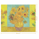 Seashell Artist Series 1000 Piece Jigsaw Puzzle - Sunflowers by Van Gogh Puzzles