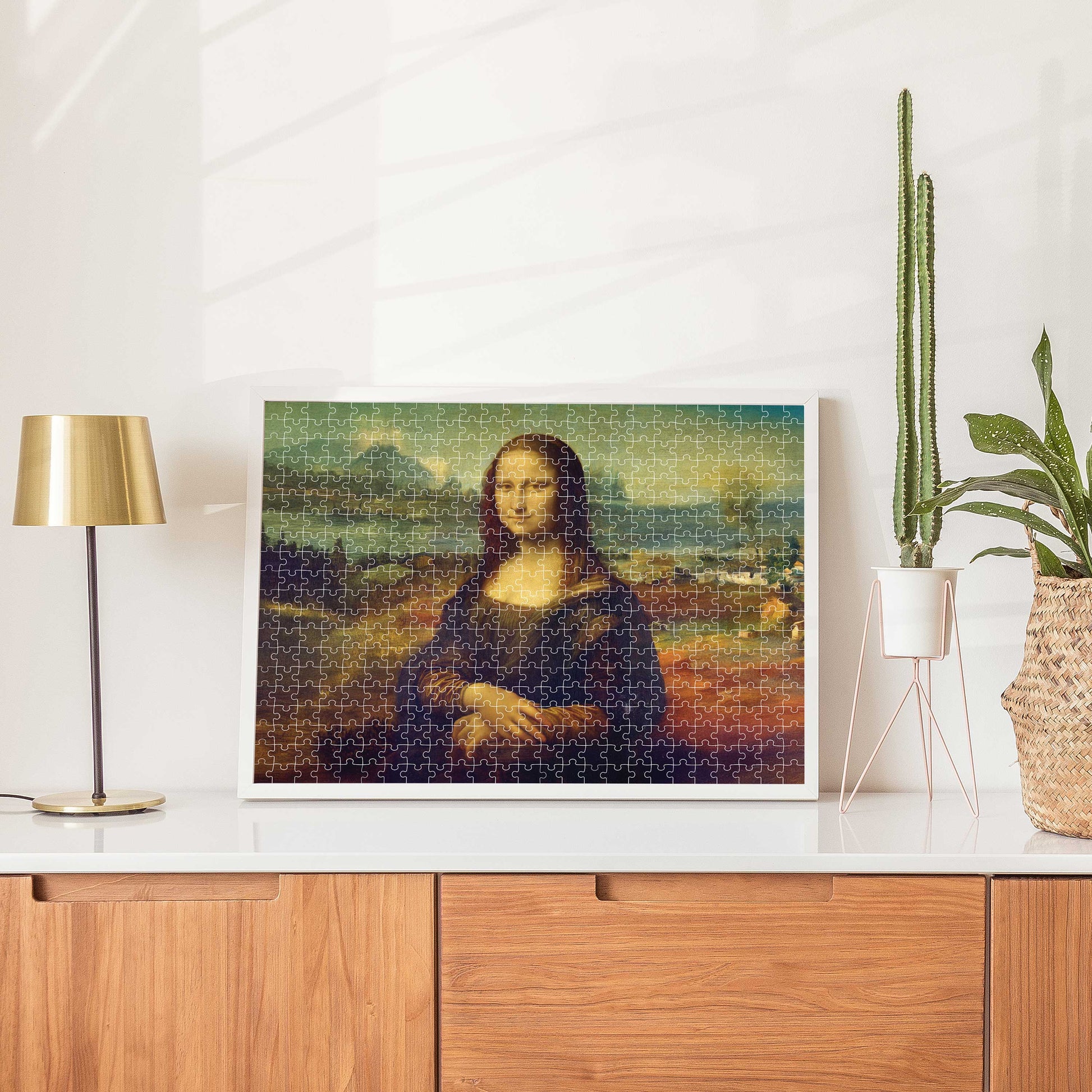Lavender Artist Series 500 Piece Jigsaw Puzzle - Mona Lisa by Leonardo Da Vinci Puzzles