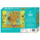 Light Sea Green Artist Series 300 Piece Jigsaw Puzzle - Sunflowers by Van Gogh Puzzles