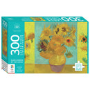 Light Sea Green Artist Series 300 Piece Jigsaw Puzzle - Sunflowers by Van Gogh Puzzles