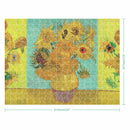 Dark Khaki Artist Series 300 Piece Jigsaw Puzzle - Sunflowers by Van Gogh Puzzles