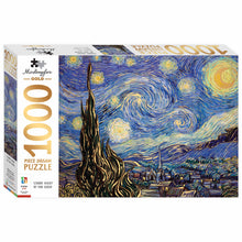 White Smoke Artist Series 1000 Piece Jigsaw Puzzle - Starry Night by Van Gogh Puzzles