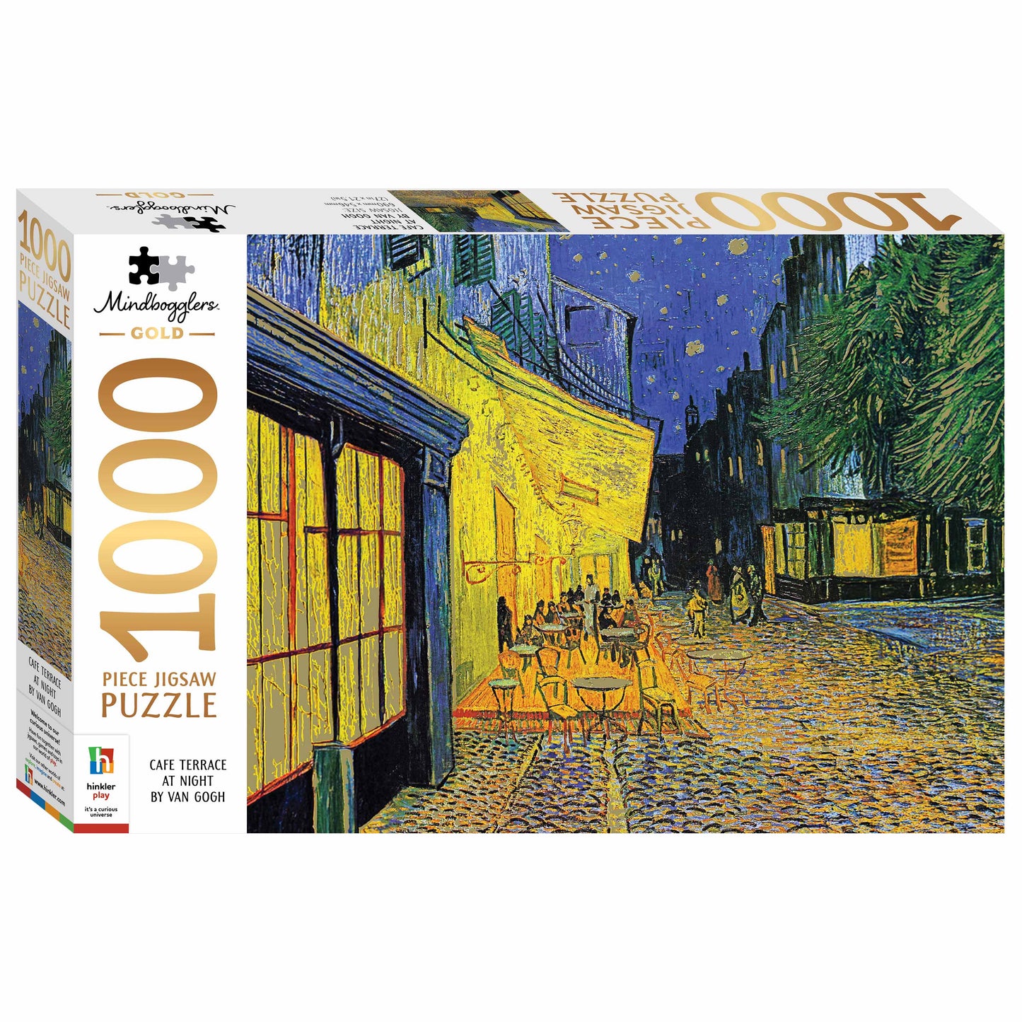 White Smoke Artist Series 1000 Piece Jigsaw Puzzle - Café Terrace by Van Gogh Puzzles