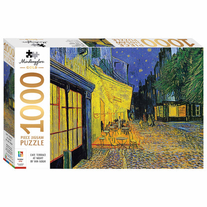 White Smoke Artist Series 1000 Piece Jigsaw Puzzle - Café Terrace by Van Gogh Puzzles