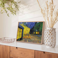 Light Gray Artist Series 1000 Piece Jigsaw Puzzle - Café Terrace by Van Gogh Puzzles