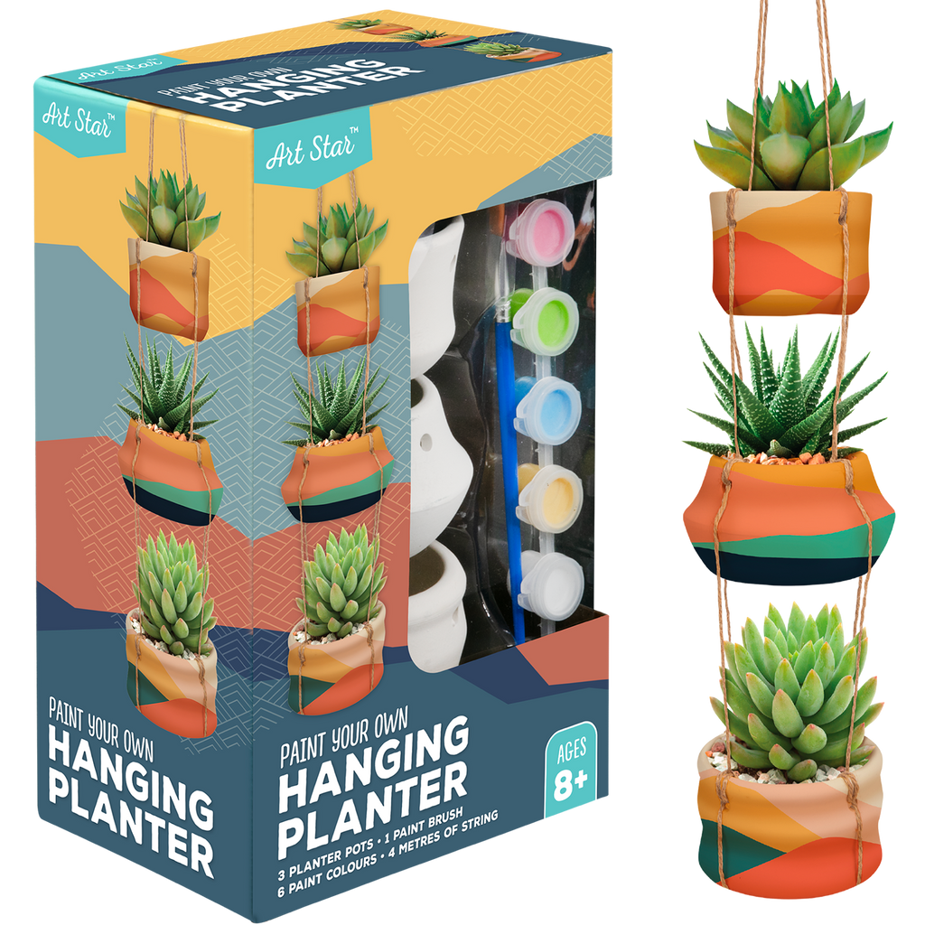 Art Star Paint Your Own Hanging Planter