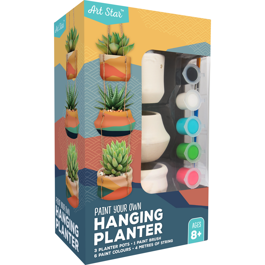 Art Star Paint Your Own Hanging Planter