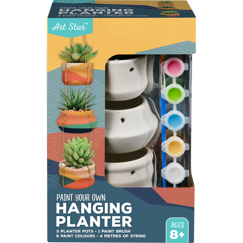 Art Star Paint Your Own Hanging Planter