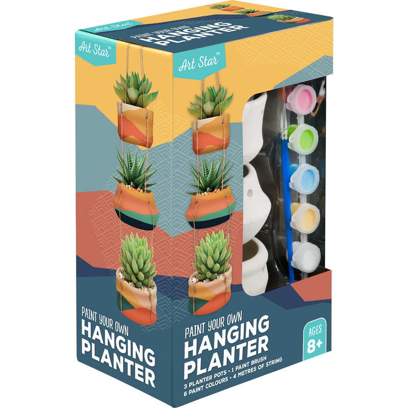Art Star Paint Your Own Hanging Planter