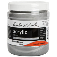 Lavender Eraldo di Paolo Acrylic Paint, Metallic Silver, 500ml Acrylic Paints