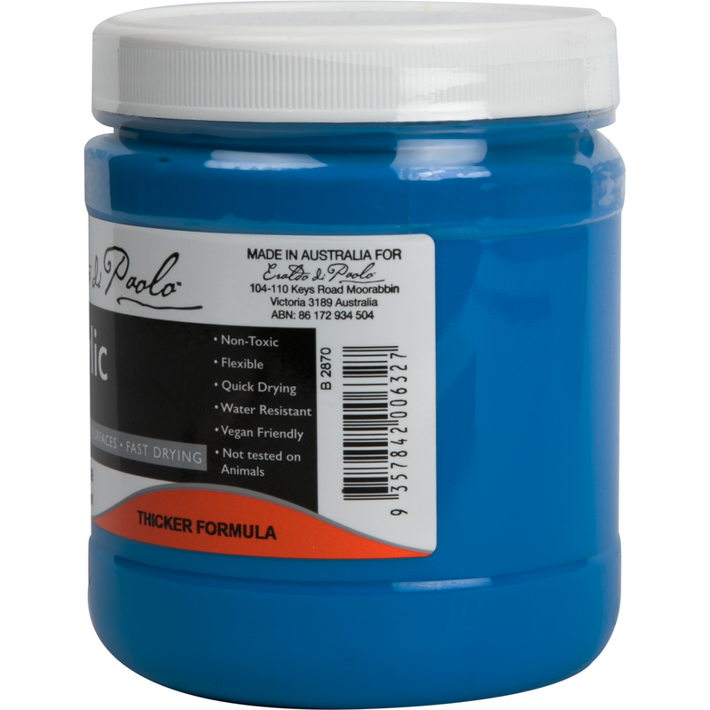 Gray Eraldo UV Glow (Neon) Acrylic Paint 500ml Blue Acrylic Paints