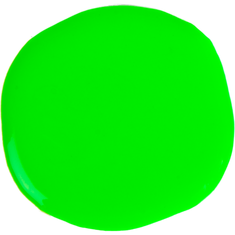 Green Eraldo UV Glow (Neon) Pouring Paint 250ml Green Acrylic Paints