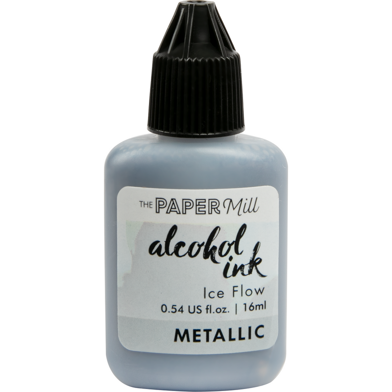 Dark Gray The Paper Mill Metallic Alcohol Ink Ice Flow 16ml Alcohol Ink