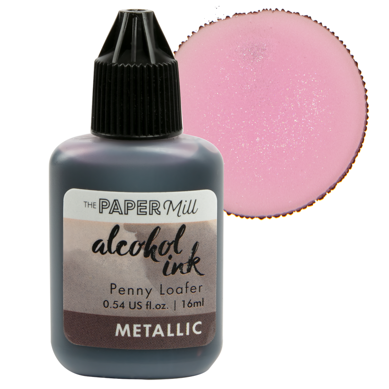 Gray The Paper Mill Metallic Alcohol Ink Penny Loafer 16ml Alcohol Ink