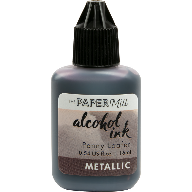 Dark Slate Gray The Paper Mill Metallic Alcohol Ink Penny Loafer 16ml Alcohol Ink