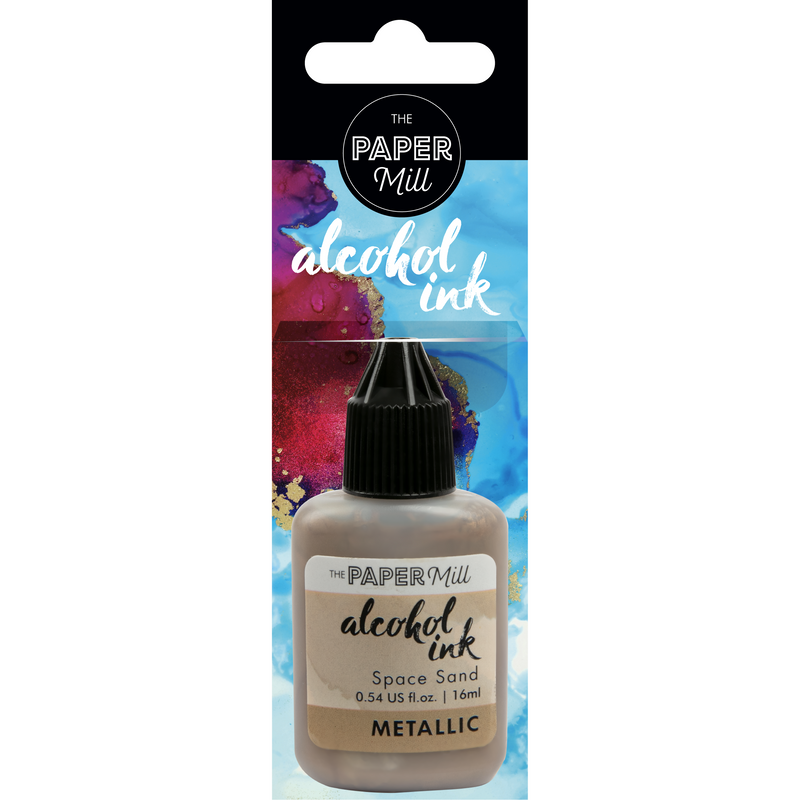 Black The Paper Mill Metallic Alcohol Ink Space Sand 16ml Alcohol Ink
