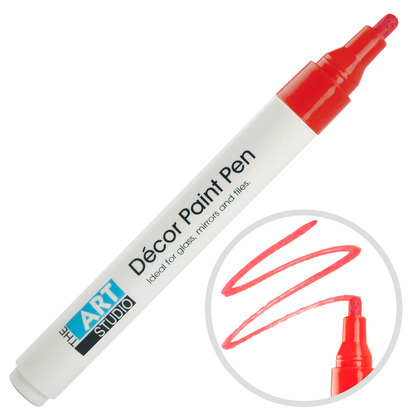Light Gray The Art Studio Decor Paint Marker Red 1pc Pens and Markers