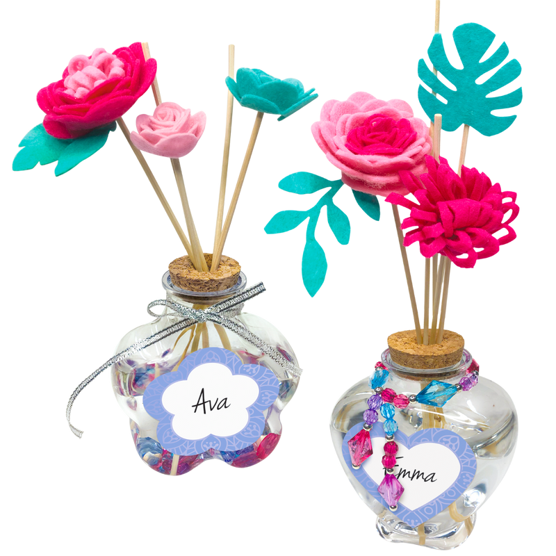 Gray Art Star Make Your Own Aroma Diffuser Vases (Makes 2) Kids Craft Kits