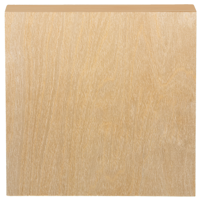 Tan The Art Studio Wooden Panel 20x20cm 20mm Deep Canvas and Painting Surfaces